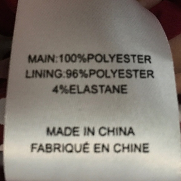 KEEPSAKE THE LABEL Sleeveless Polka Dot Asymmetrical Ruffle Crimson Dress Size S - Picture 8 of 9